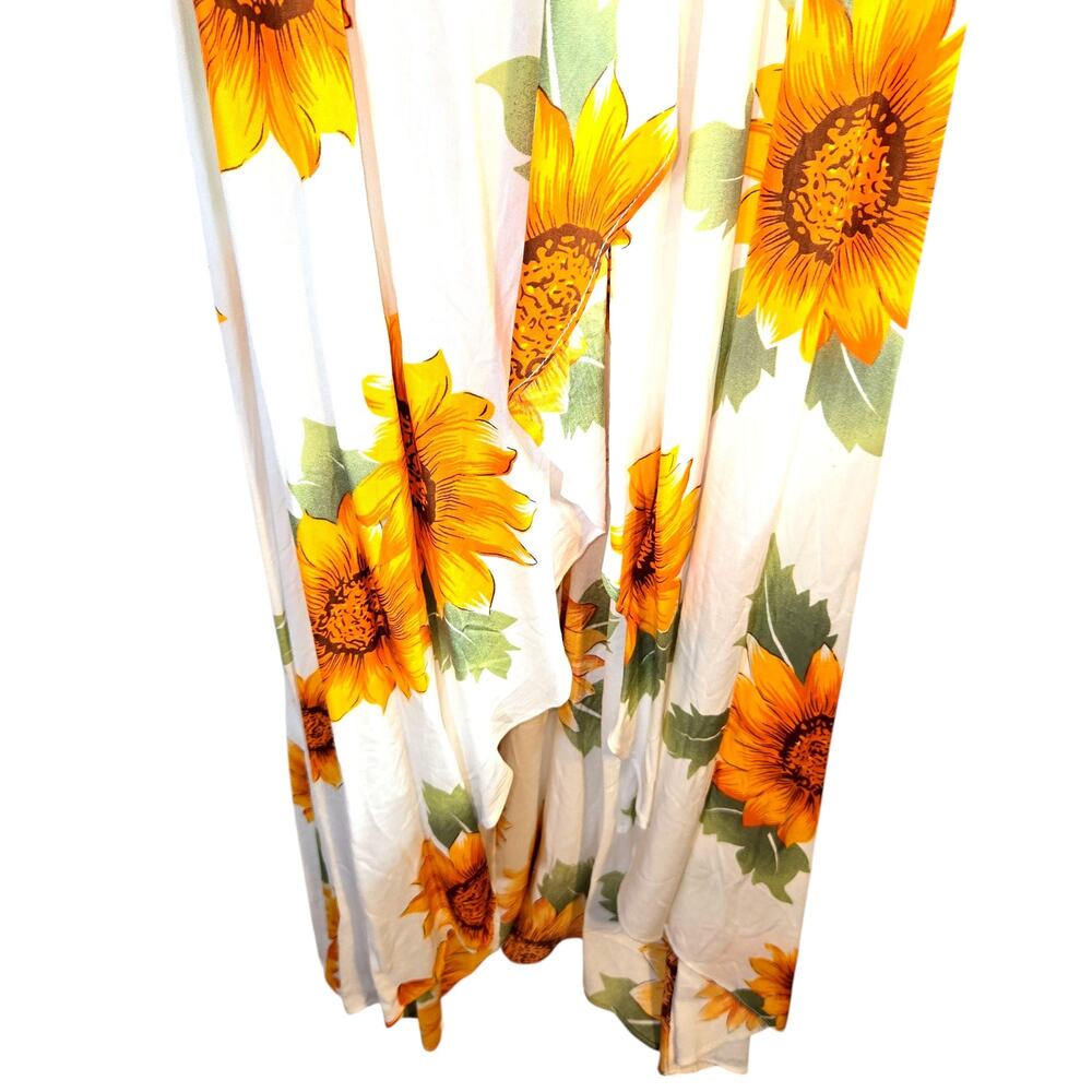 Dress Day Small Women's Long Sunflowers Sleeveless Sun Dress Miss Size 4 6 S - Picture 3 of 8